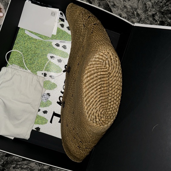 Loewe Large Anagram Basket Olive green basket bag - Picture 7 of 8